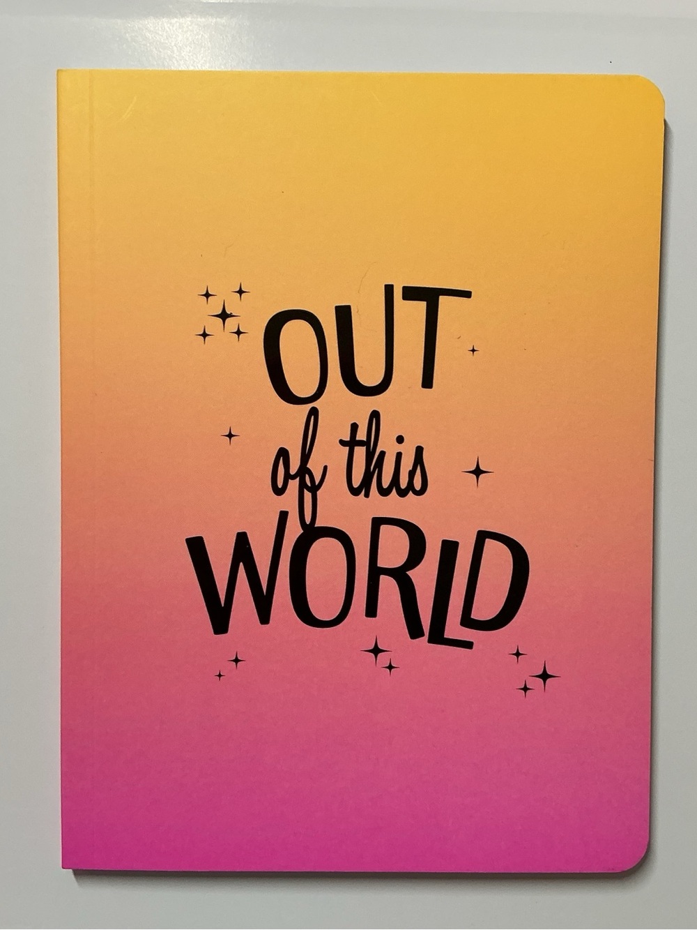“Out of this World” & Pink w/Stickers Notebook Set - Gel Pen & Pencil Included - Picture 2 of 6